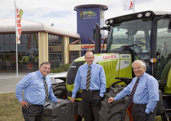 From left: Greg Carr, founder of the Carr Group, Richard Wilson, CEO Landpower, Herby Whyte, founder of Landpower.